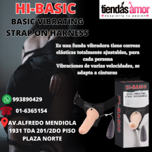 HI-BASIC BASIC VIBRATING STRAP ON HARNESS